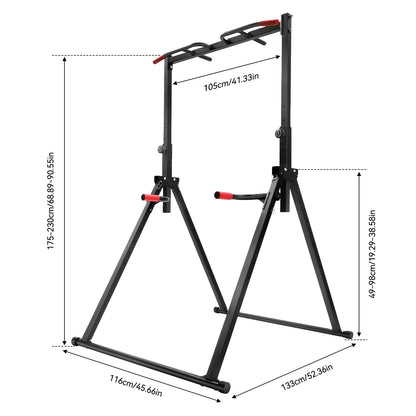 Adjustable Height Home Pull Up Bar Triangular Pull Up Station for Home Gym Strength Training Equipment